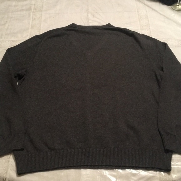 Nautica Classic Men’s V-neck long sleeve pullover Charcoal gray XXL - Picture 5 of 5